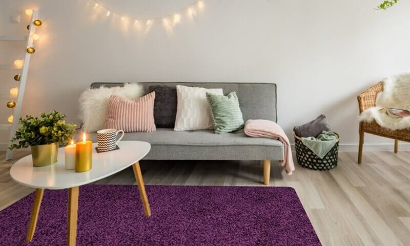 Kusový koberec Life Shaggy 1500 lila